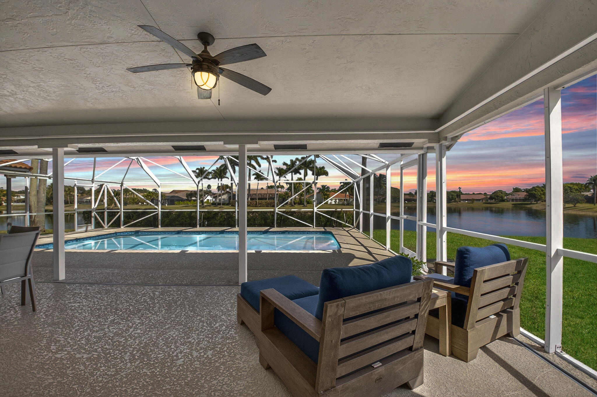 20739 Pebble Creek Court Boca Raton, FL 33498 - Photo 32 of 37 Back Dusk View