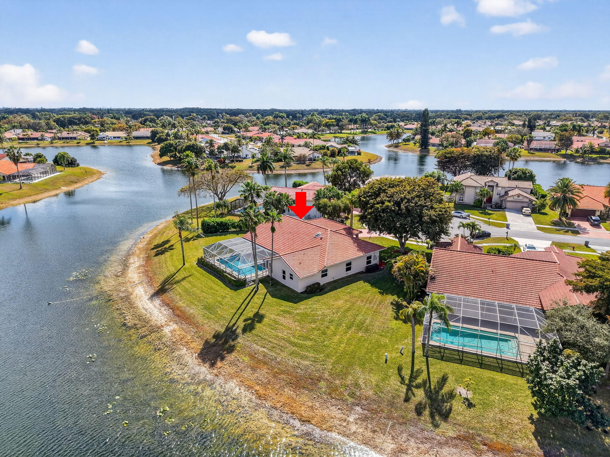 20739 Pebble Creek Court Boca Raton, FL 33498 - Photo 36 of 37 Aerial Image