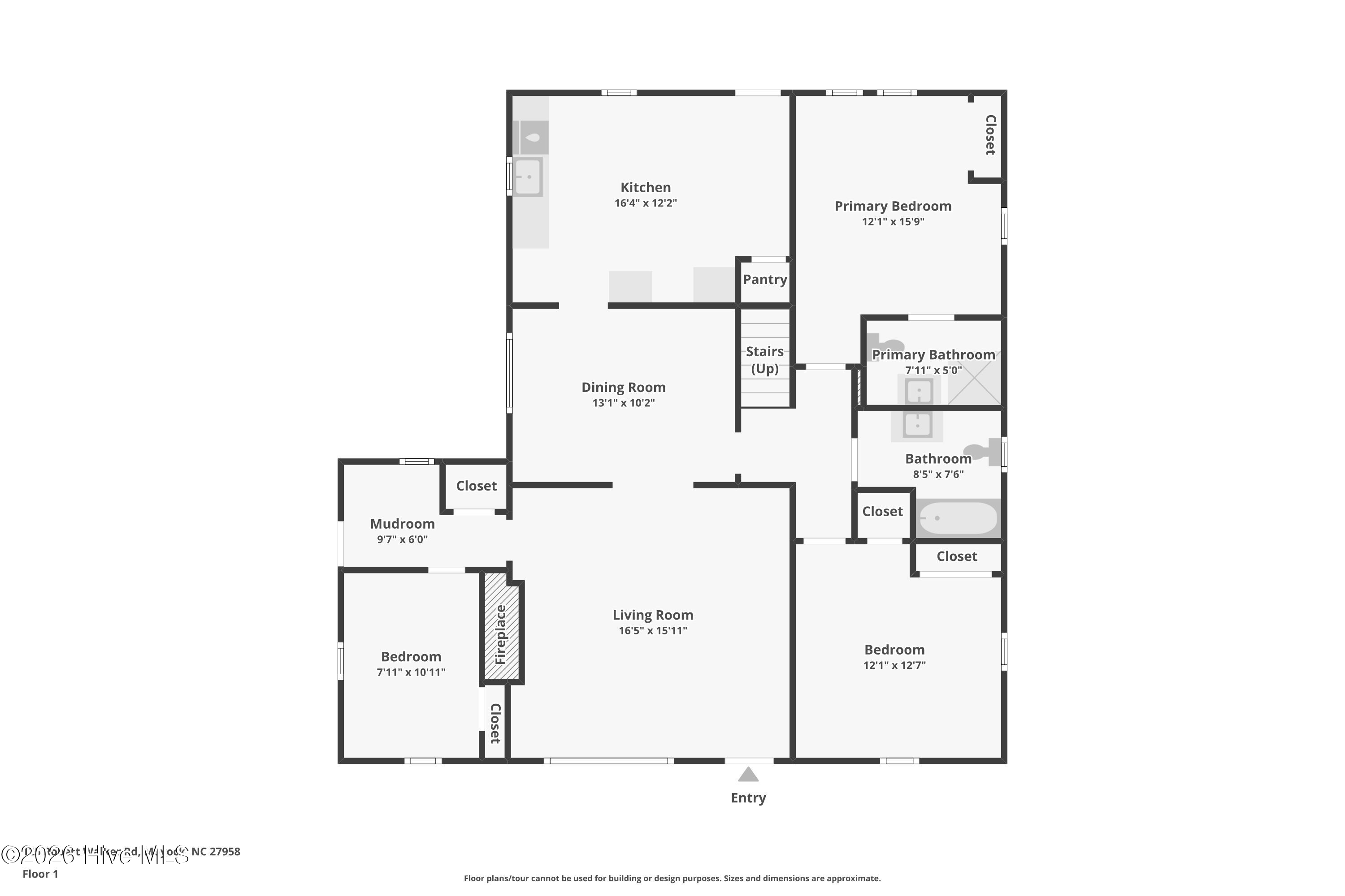 125 Robert Walker Road Moyock, NC 27958 - Photo 45 of 46 Main Floor Plan