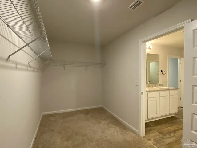 a view of empty room