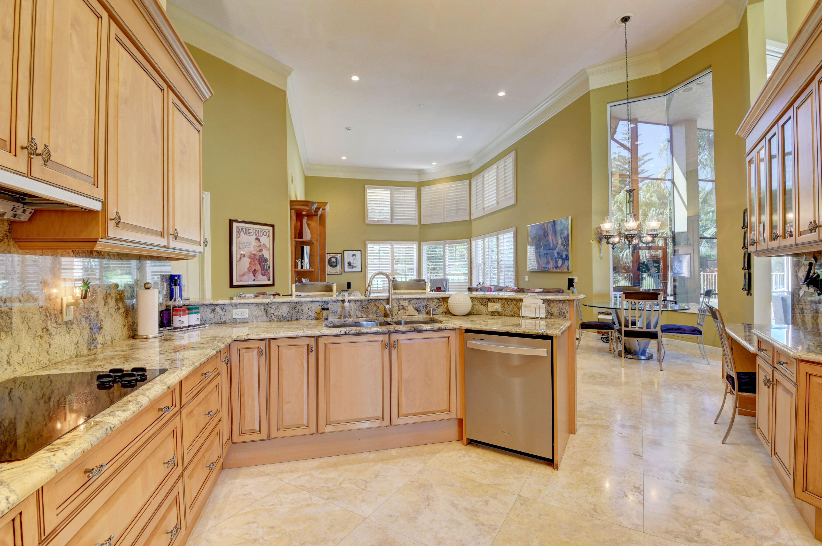 4800 Bocaire Boulevard Boca Raton, FL 33487 - Photo 17 of 76 kitchen looking over family room