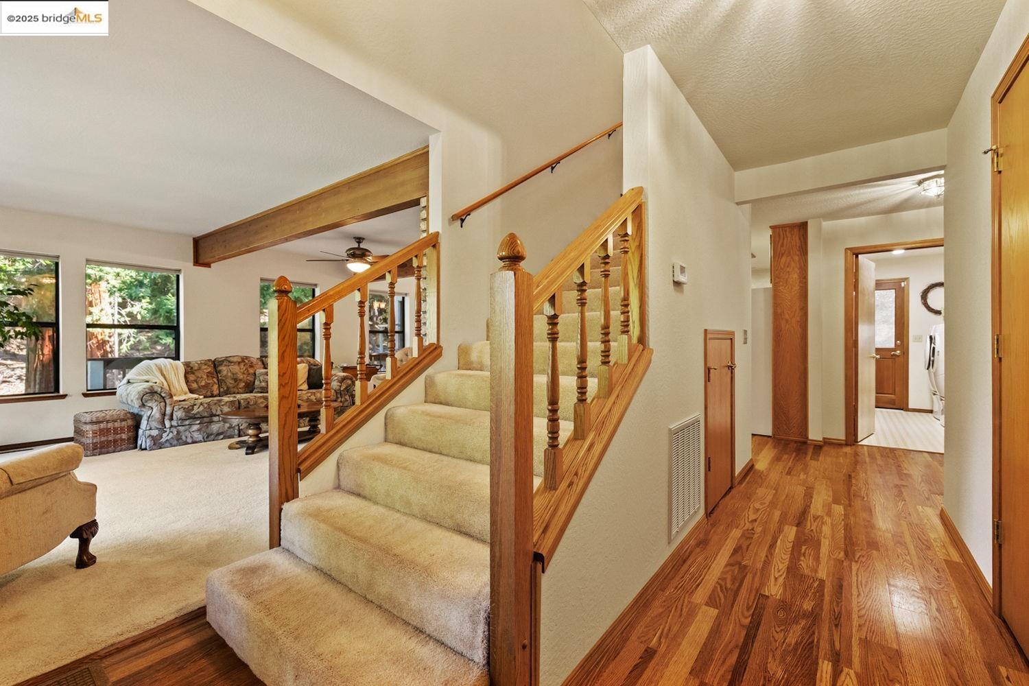 24181 Awahanee Road Sonora, CA 95370 - Photo 12 of 48 a view of entryway and hall with wooden floor