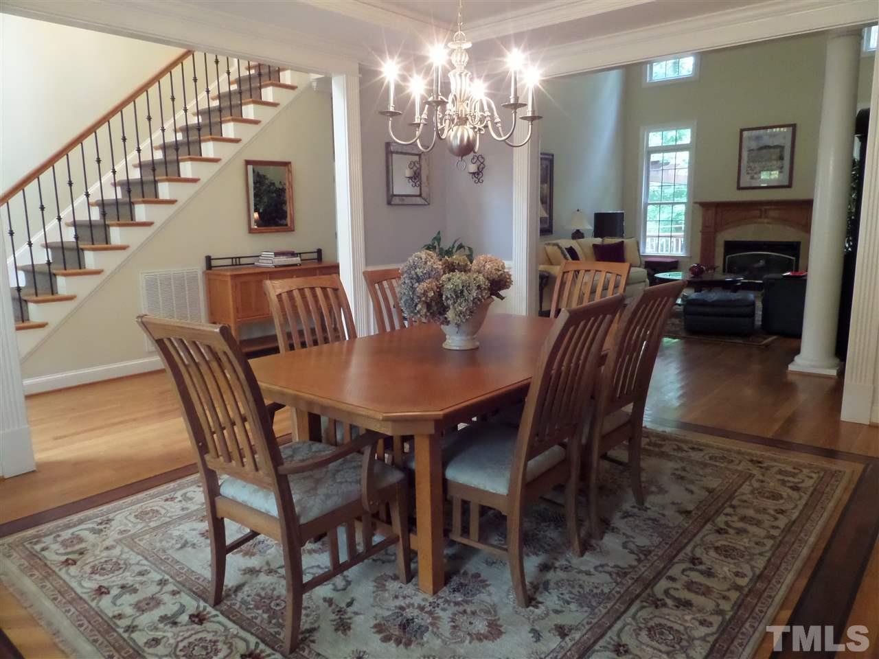 5236 Levering Mill Road Apex, NC 27539 - Photo 5 of 25 Open house plan to Dining and foyer