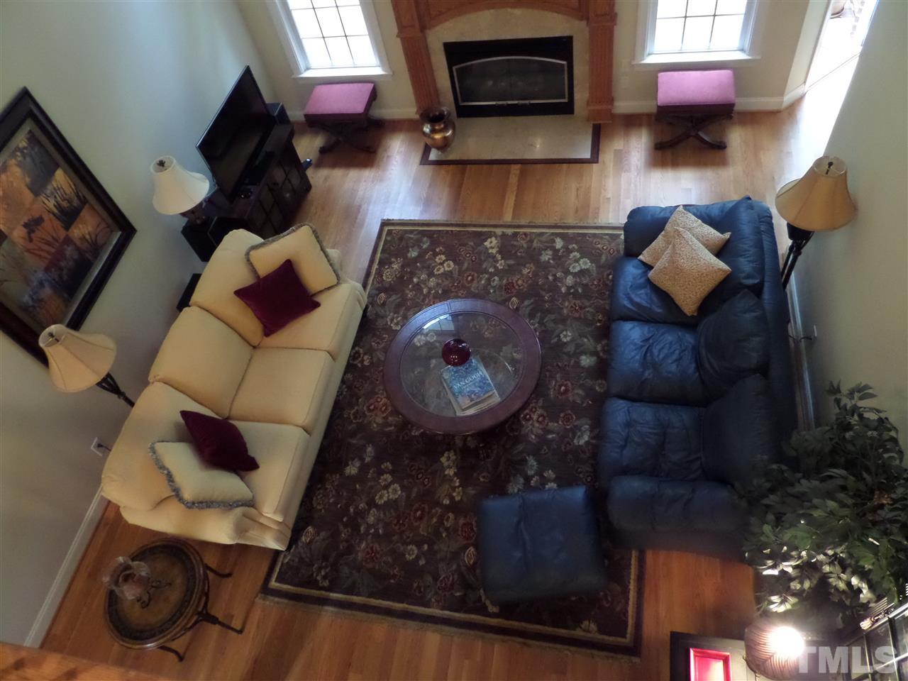 5236 Levering Mill Road Apex, NC 27539 - Photo 7 of 25 fam Rm View from open staircase on second floor