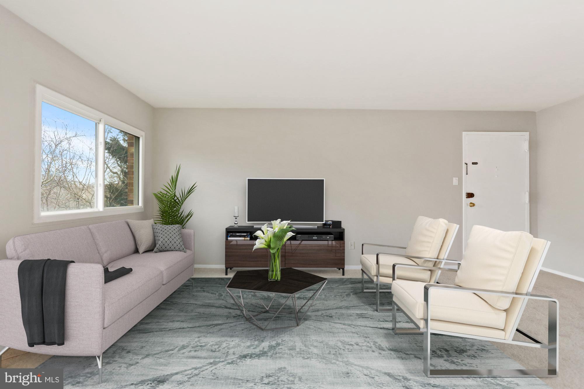 2909 Charing Cross Road, Unit 10 Falls Church, VA 22042 - Photo 3 of 26 Living Room Virtually Staged