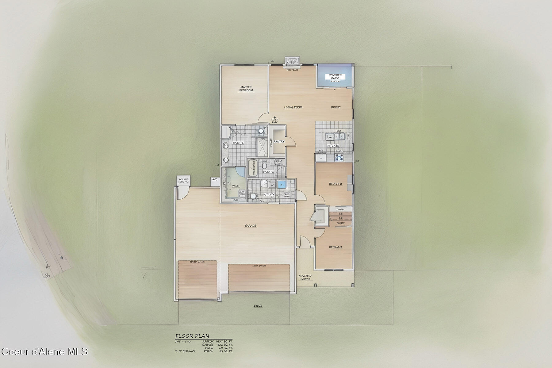 9007 West Swather Avenue Rathdrum, ID 83858 - Photo 28 of 28 1437-RV-WALKER - floorplan