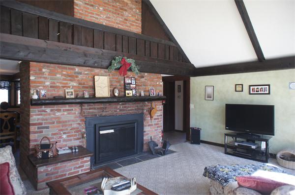 43 1/2 Bethany Road Monson, MA 01057 - Photo 5 of 13 a living room with furniture and a fireplace
