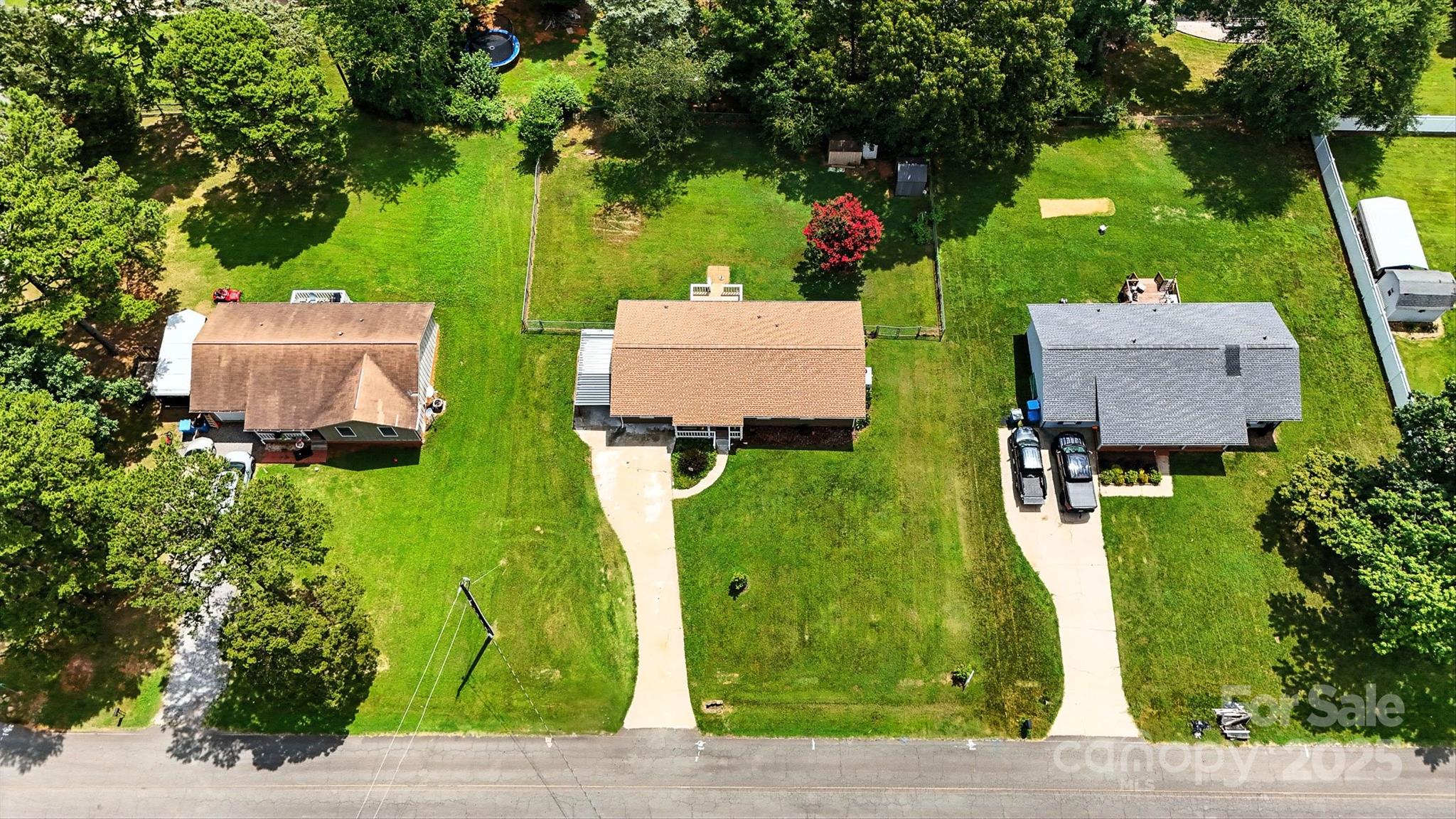 952 30th Street Northeast Conover, NC 28613 - Photo 34 of 36 an aerial view of a house with a garden