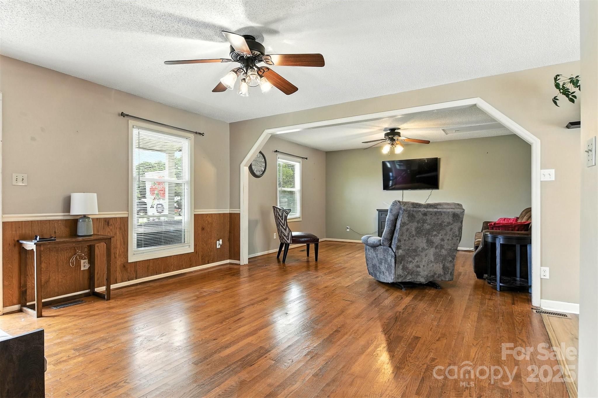 952 30th Street Northeast Conover, NC 28613 - Photo 10 of 36 a living room with furniture and a wooden floor