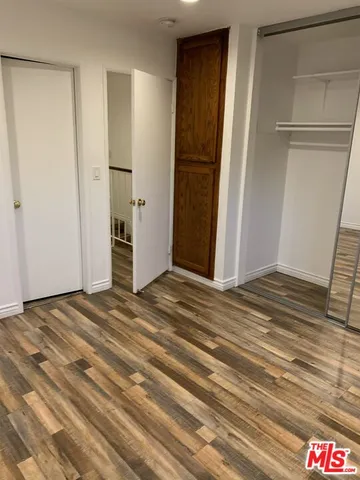 a view of a room with an empty space