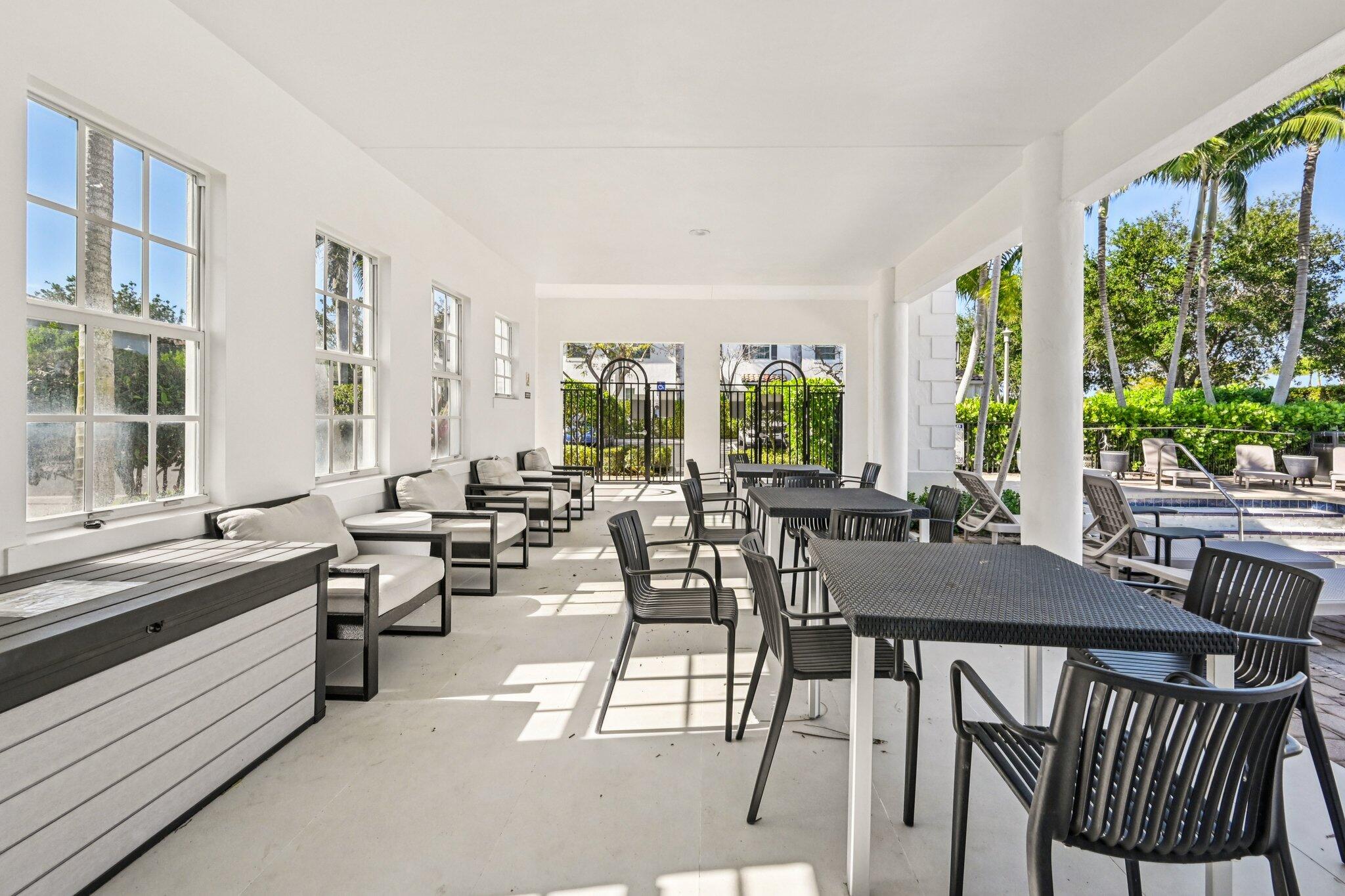 482 Graham Place Boynton Beach, FL 33435 - Photo 36 of 39 a view of a dining room with furniture window and outside view