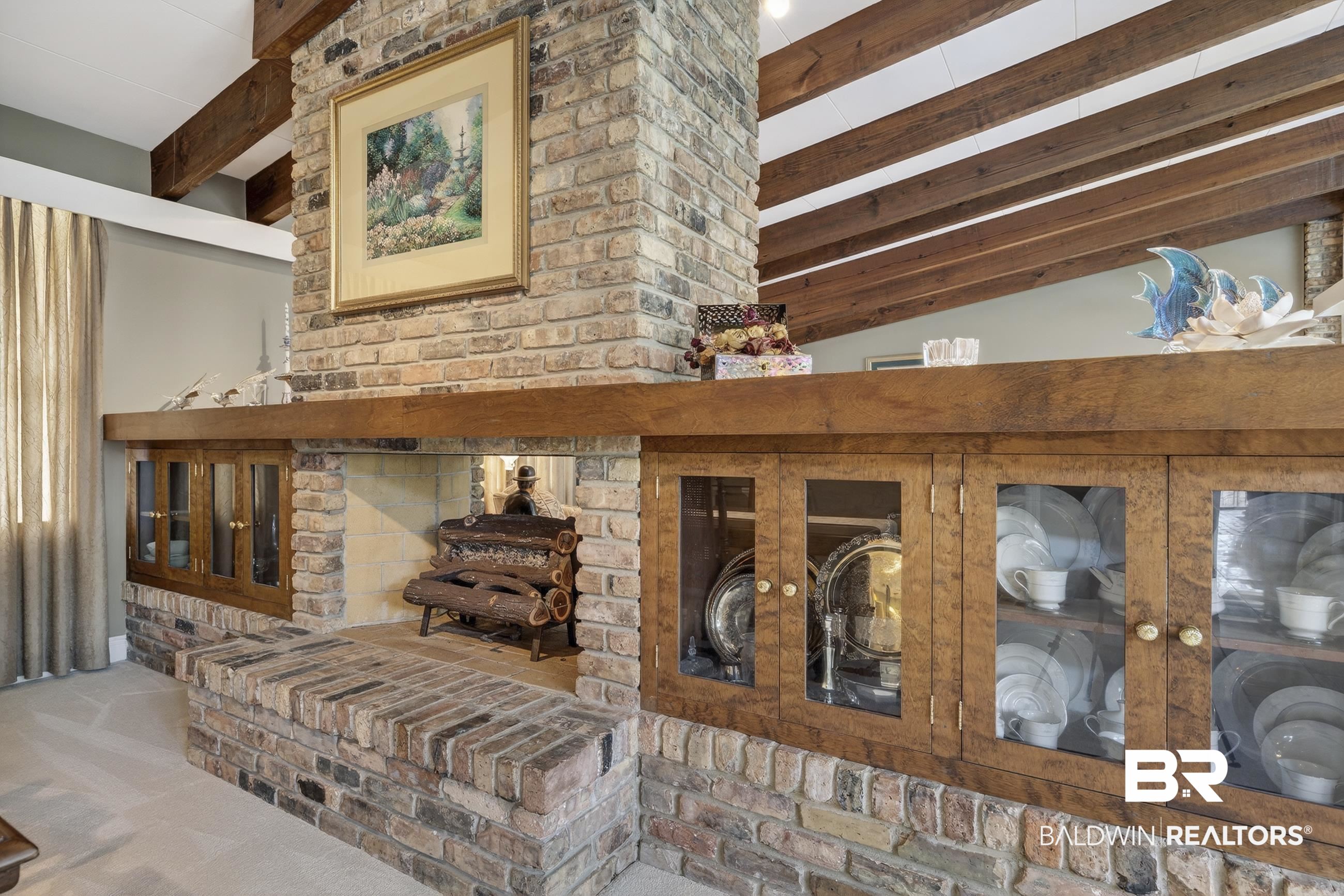 3175 Dawes Lake Road Mobile, AL 36619 - Photo 40 of 92 Detailed view of beamed ceiling and carpet