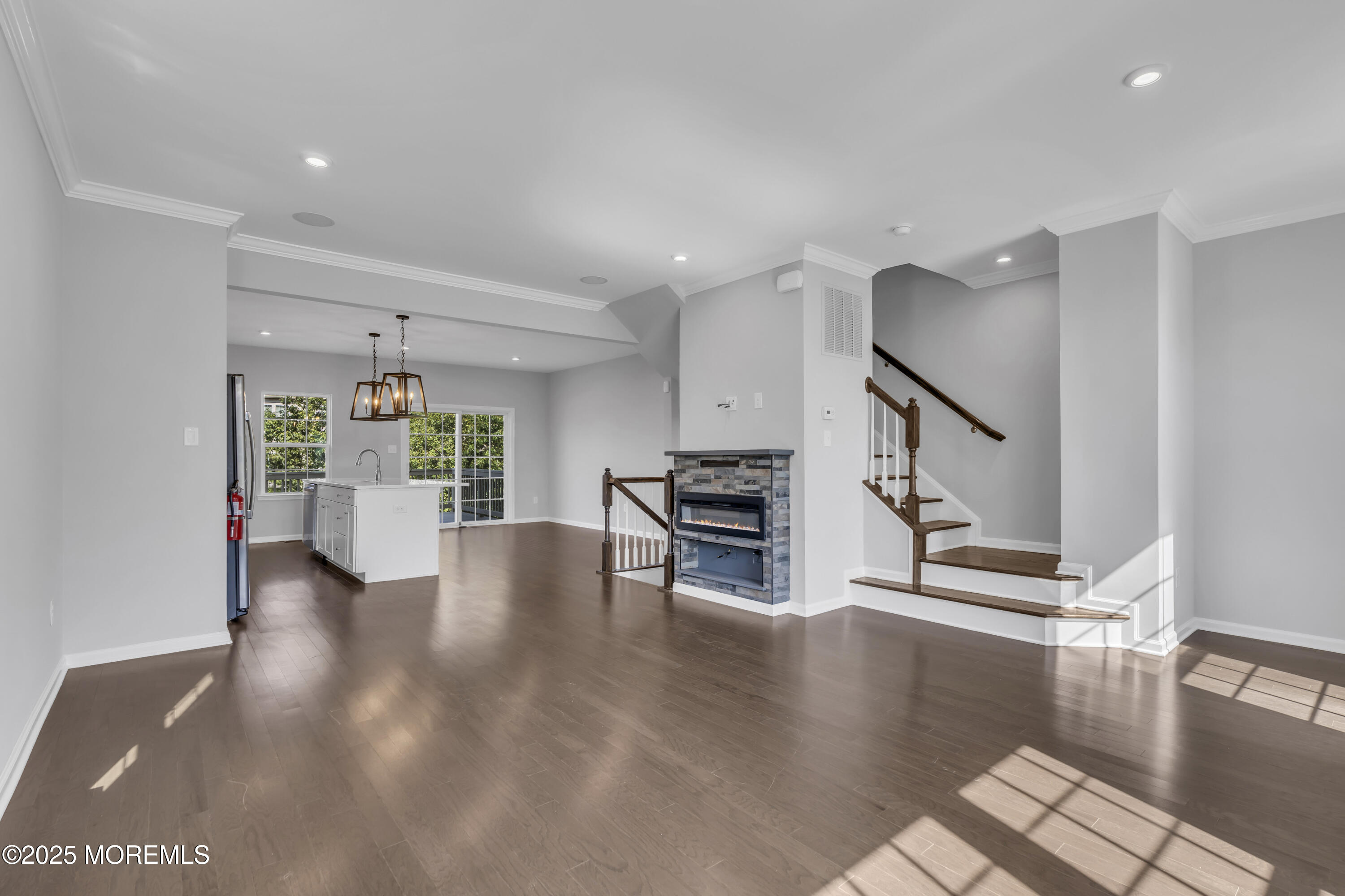 201 Rio Grande Drive Toms River, NJ 08755 - Photo 10 of 32 a view of entryway with livingroom and wooden floor