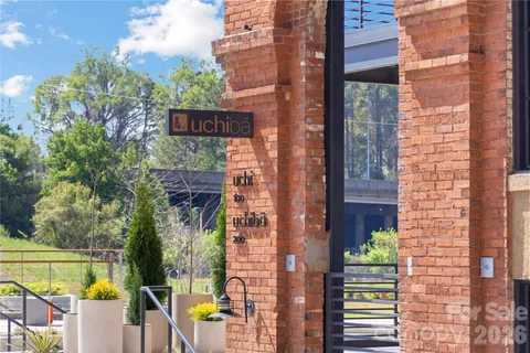 a view of a building with entryway