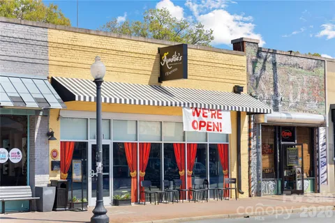 a sign on the side of a building