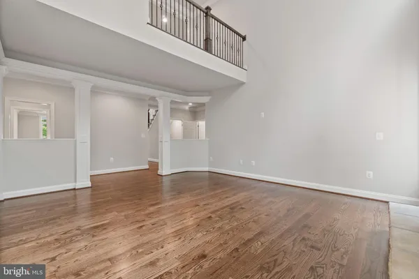 wooden floor in an empty room