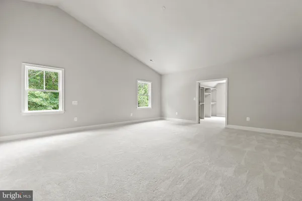 a view of empty room