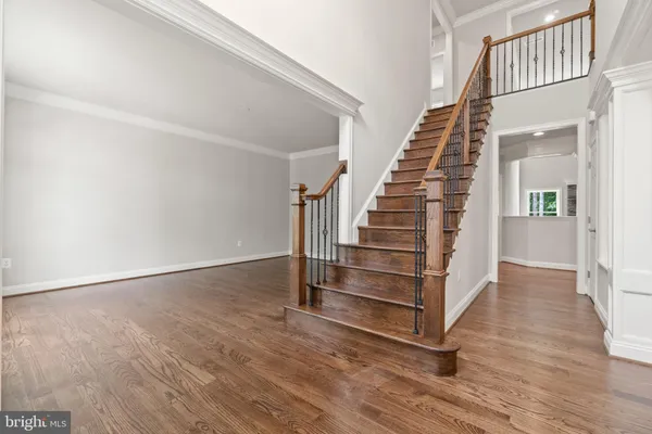 a view of wooden floor in a room