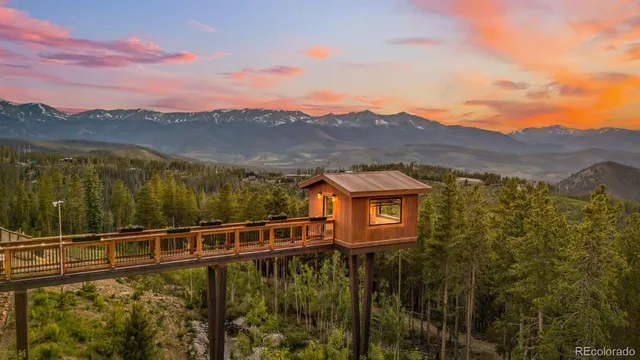 a view of a lake with a mountain in the background