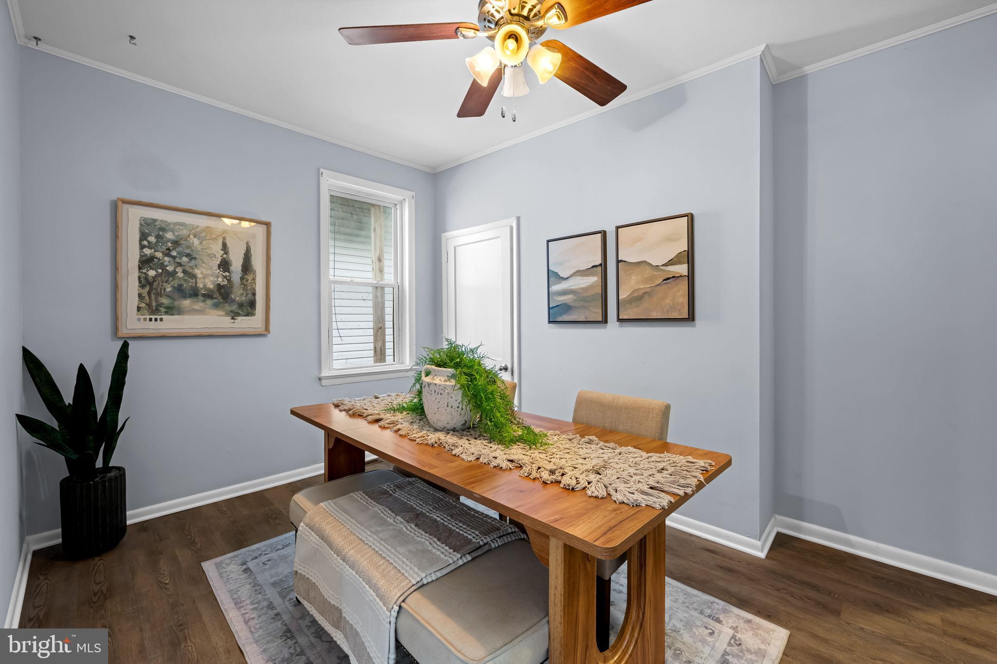735 Main Street Delta, PA 17314 - Photo 14 of 35 a view of a workspace with furniture and wooden floor