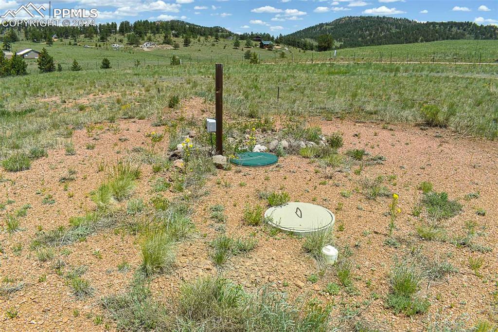 56 View Lane Guffey, CO 80820 - Photo 23 of 38 a view of a yard with an outdoor space
