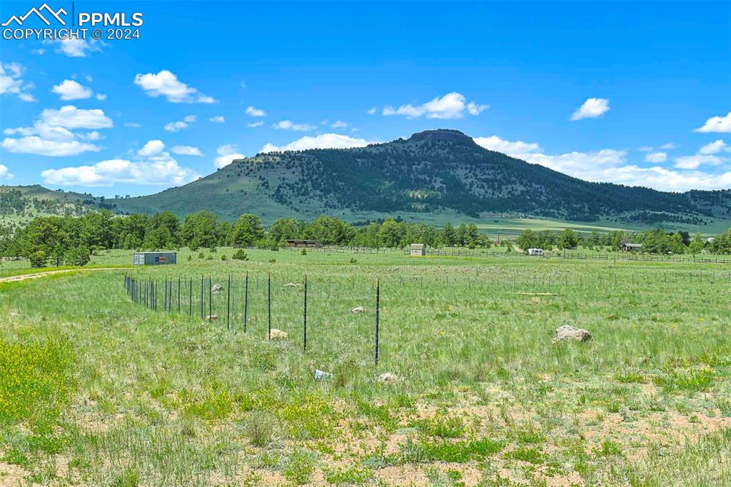 56 View Lane Guffey, CO 80820 - Photo 35 of 38 a view of a lake with a mountain in the background