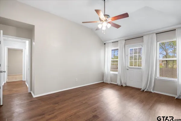wooden floor in an empty room