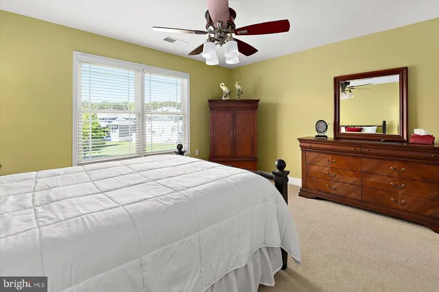 an aerial view of a pool