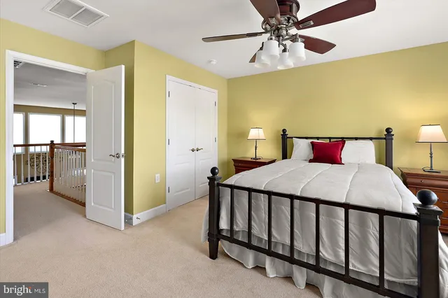 a view of city from a balcony