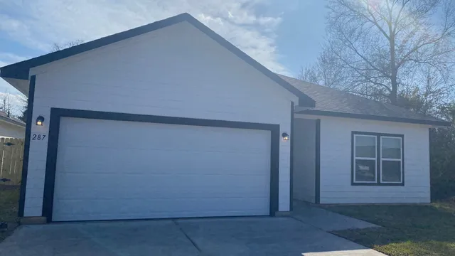 a view of front door
