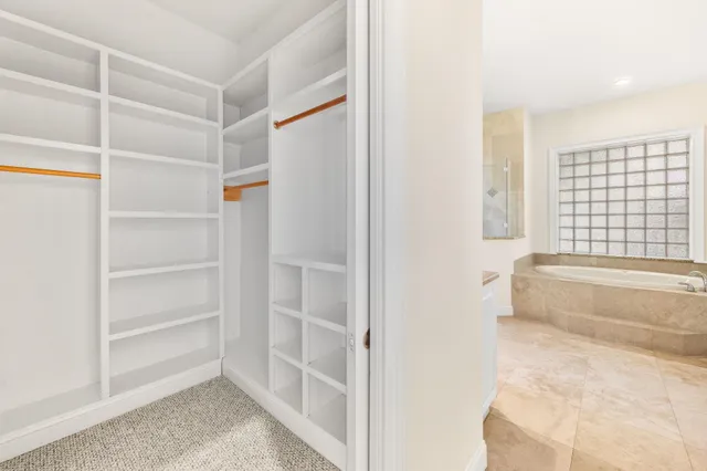 a view of road with tress in front of it