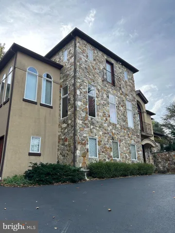 a view of a door of the house
