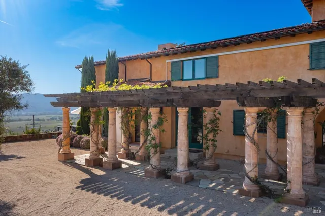 a view of a entryway door of the house