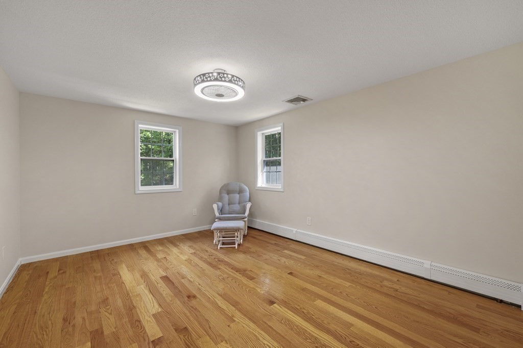 21 Porter Road Boxford, MA 01921 - Photo 24 of 42 an empty room with a window and wooden floor
