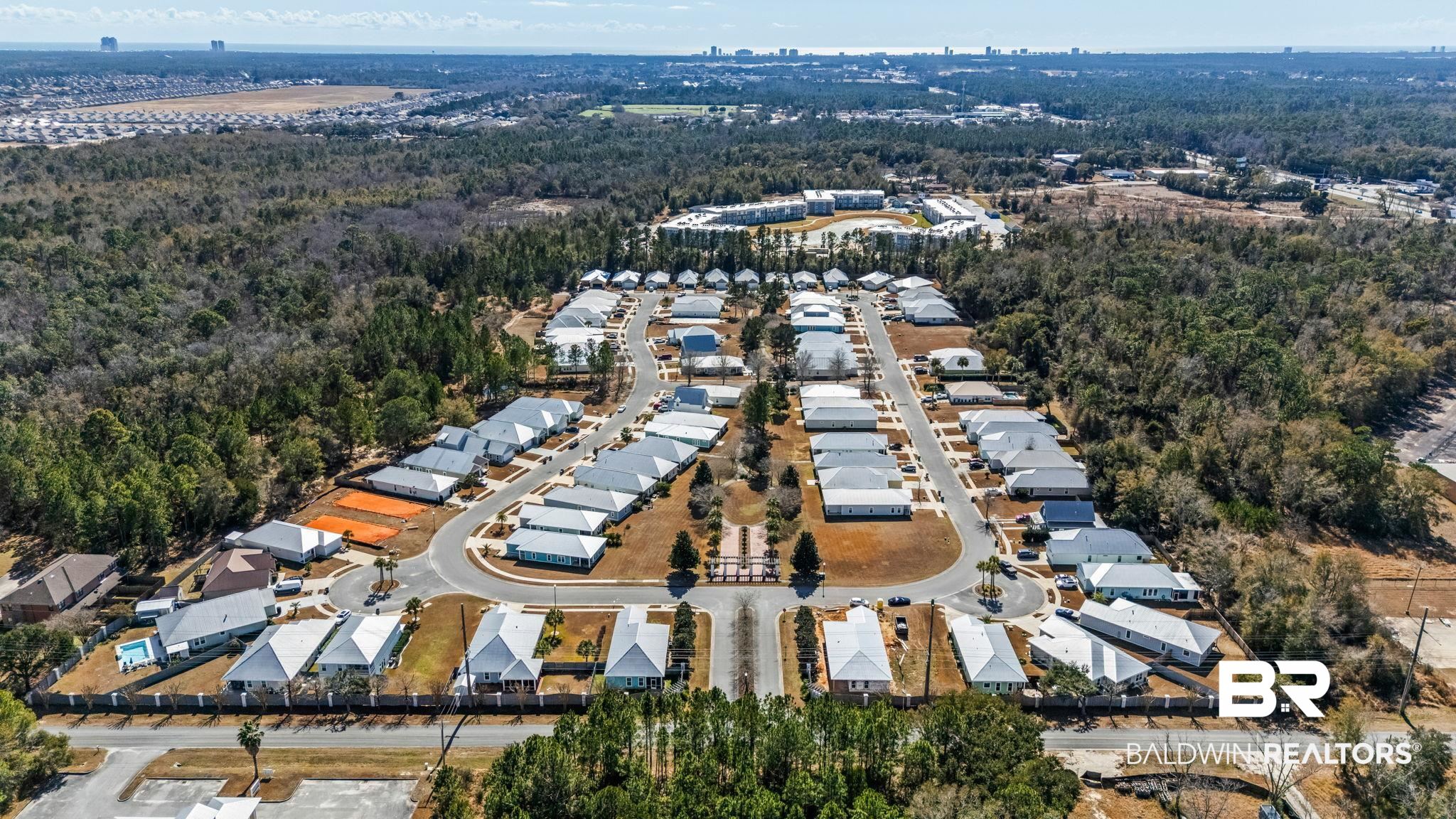 8013 Carmel Circle Foley, AL 36535 - Photo 43 of 49 Aerial overview of property's location with nearby suburban area