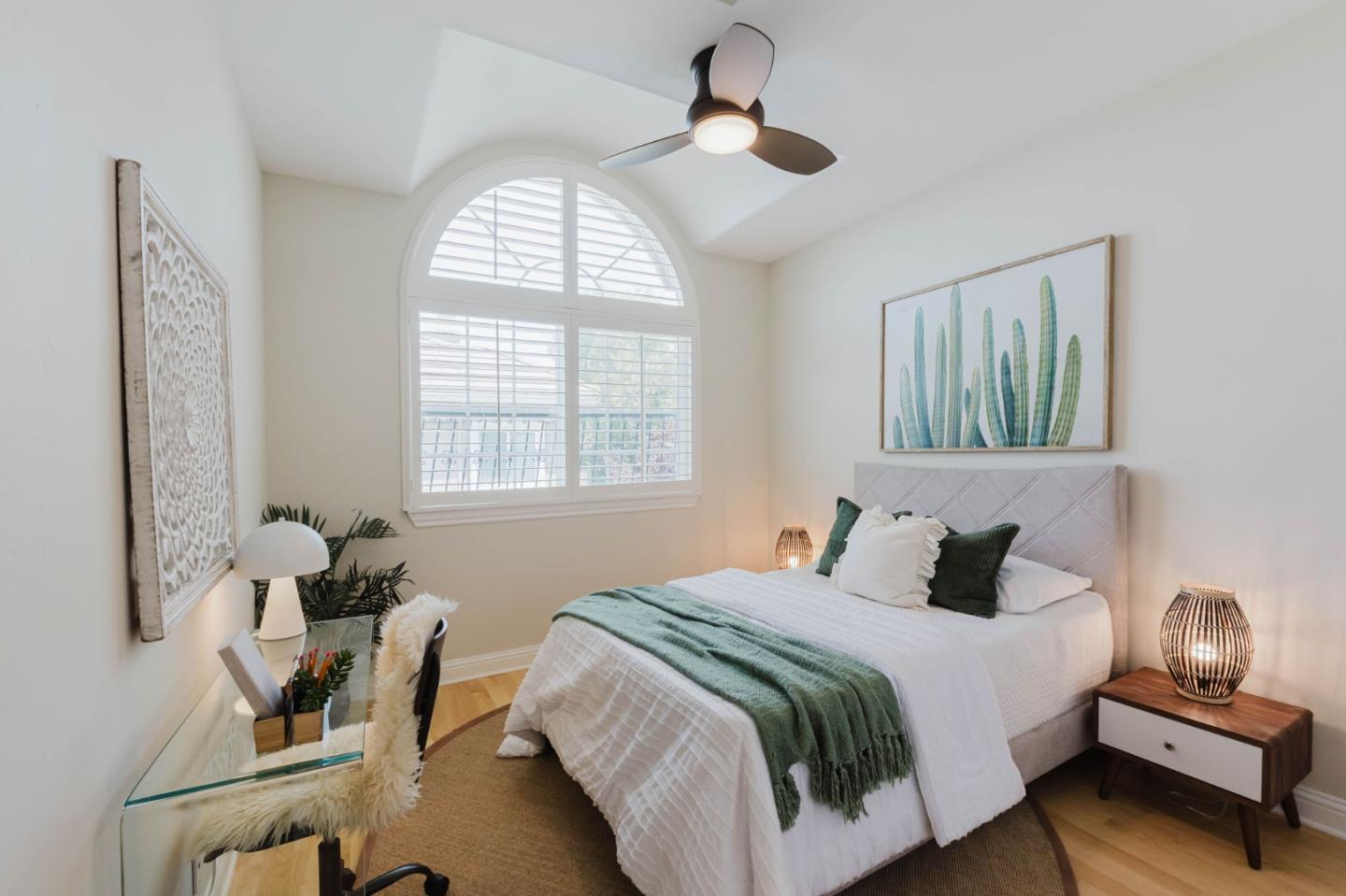 2748 Montavo Place Campbell, CA 95008 - Photo 15 of 31 a bedroom with a bed and wooden floor