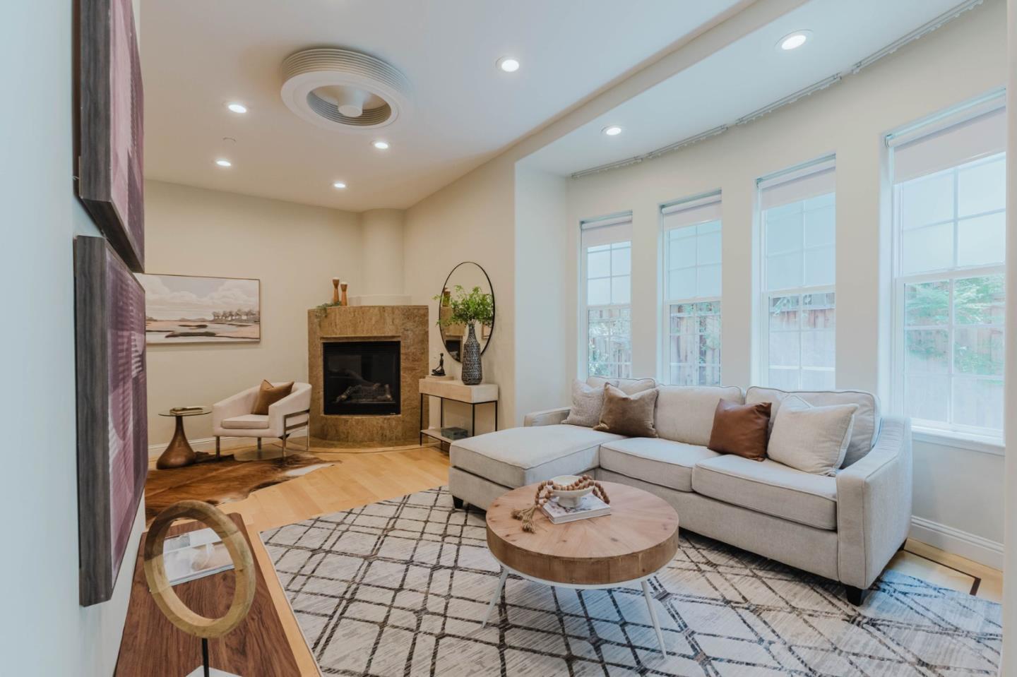 2748 Montavo Place Campbell, CA 95008 - Photo 4 of 31 a living room with furniture and a fireplace