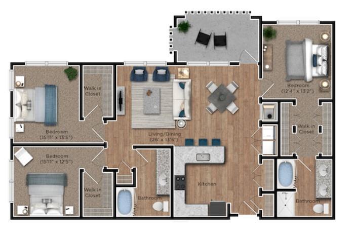 1045 Old Peachtree Road Northwest, Unit 3402 Suwanee, GA 30024 - Photo 12 of 25