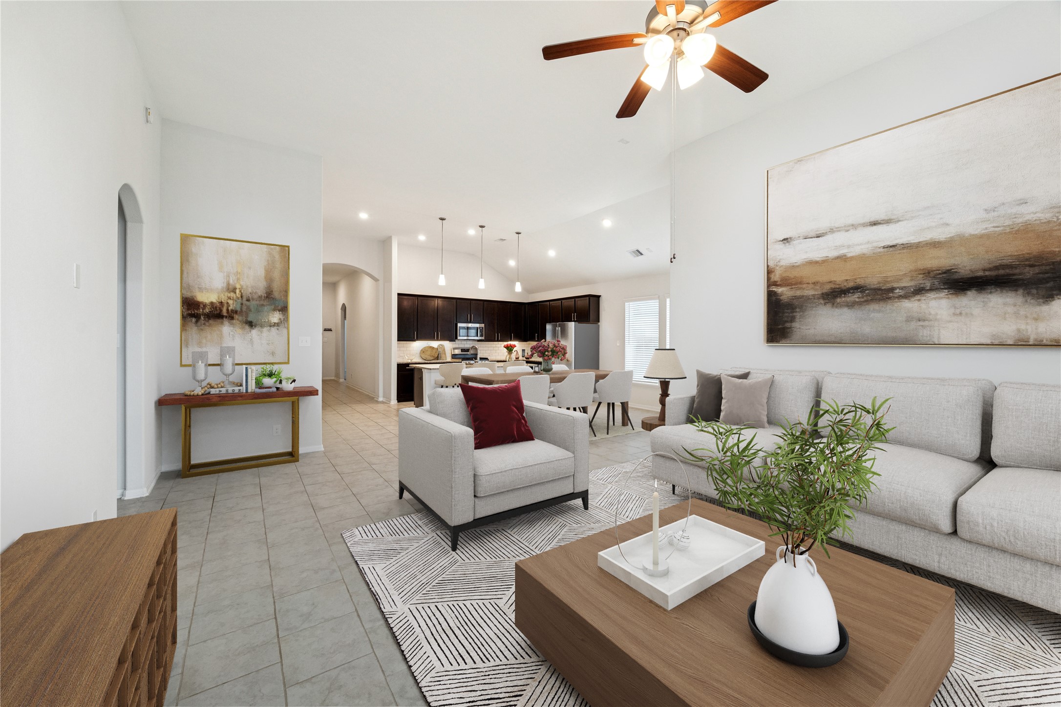 8818 Ruddy Duck Court Baytown, TX 77521 - Photo 7 of 38 Just one of the many beautiful ways you can style and decorate this lovely home. Digitally staged.