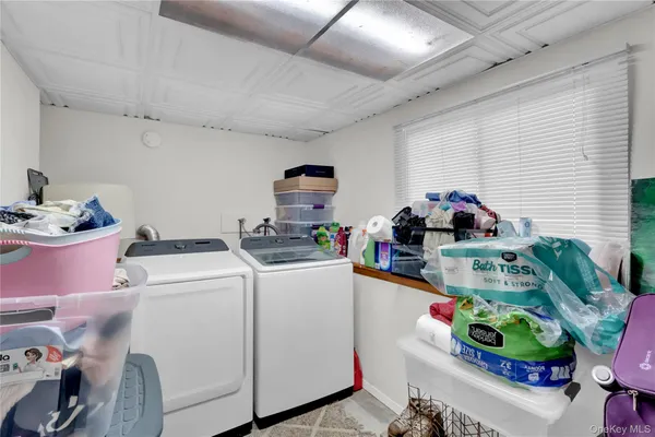 a room with storage and utility