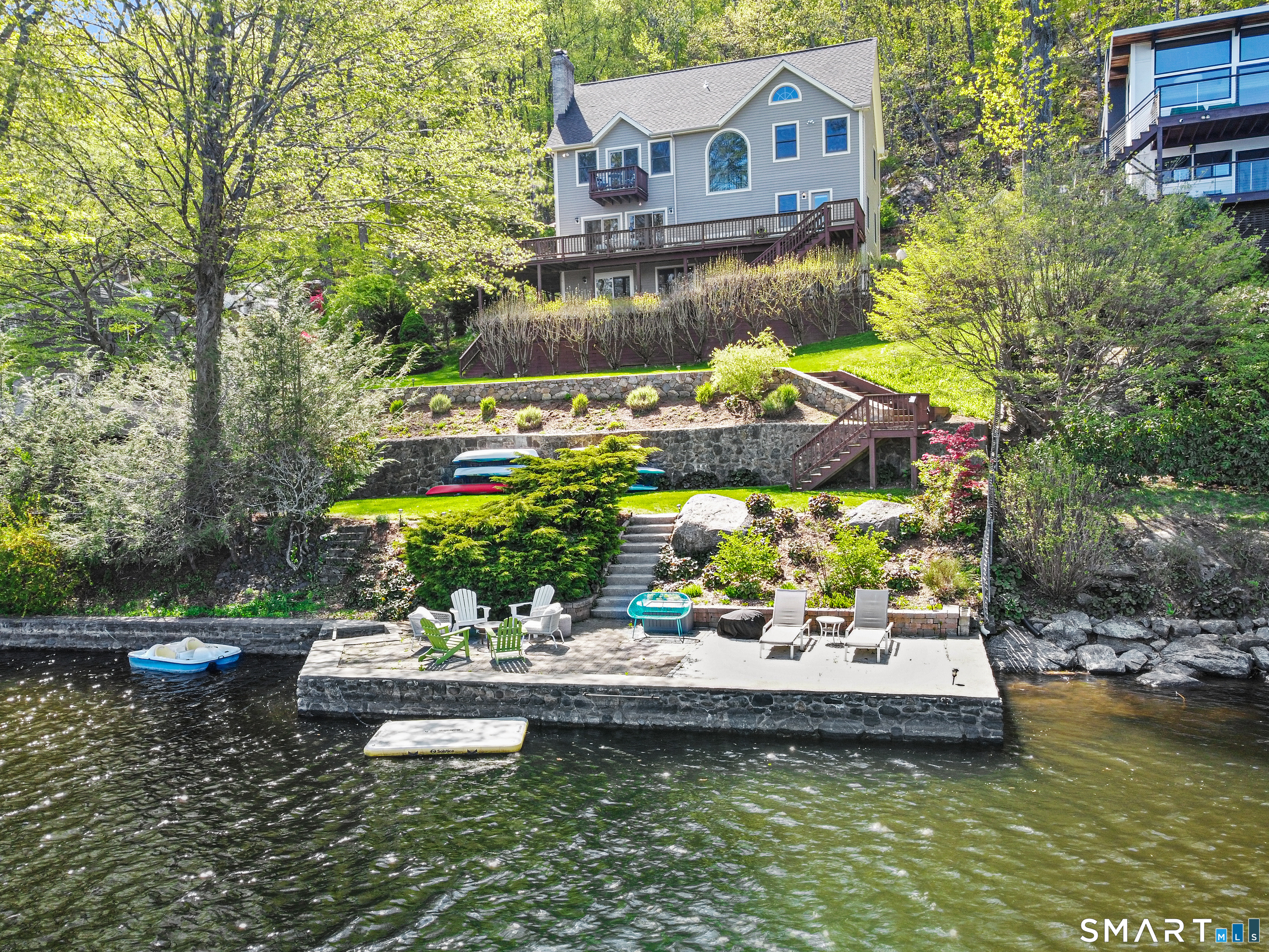 83 Wood Creek Road New Fairfield, CT 06812 - Photo 1 of 40 Your own private oasis complete with dock, pavilion and swimming area.