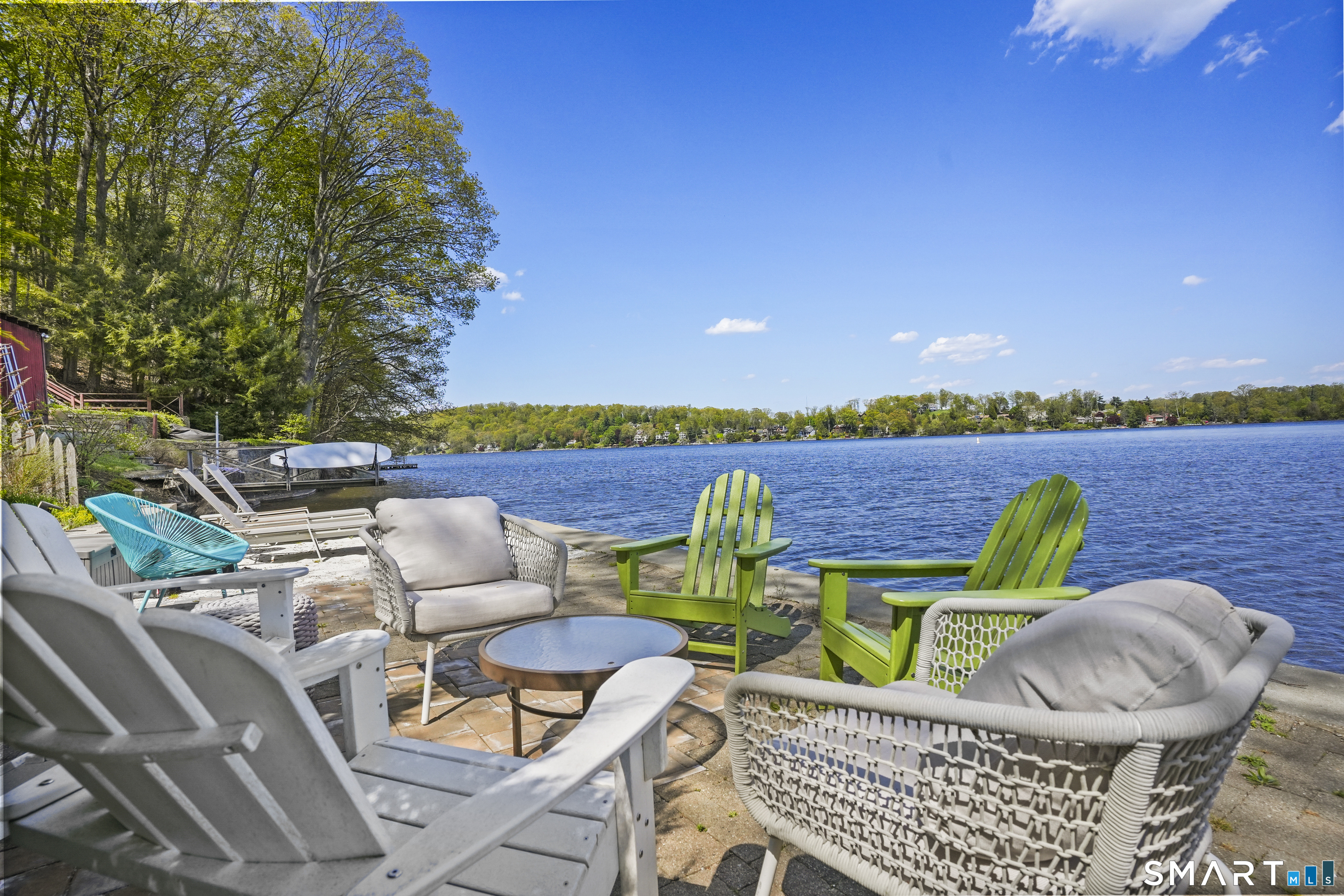 83 Wood Creek Road New Fairfield, CT 06812 - Photo 4 of 40 Enjoy the water from your private dock area.