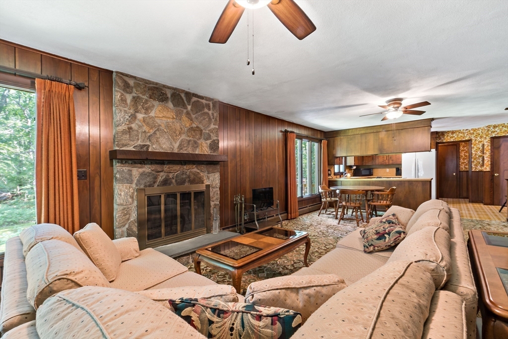 26 Danforth Street Rehoboth, MA 02769 - Photo 7 of 30 a living room with furniture fireplace and window