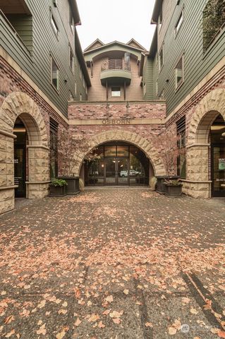 a large building with a outdoor space