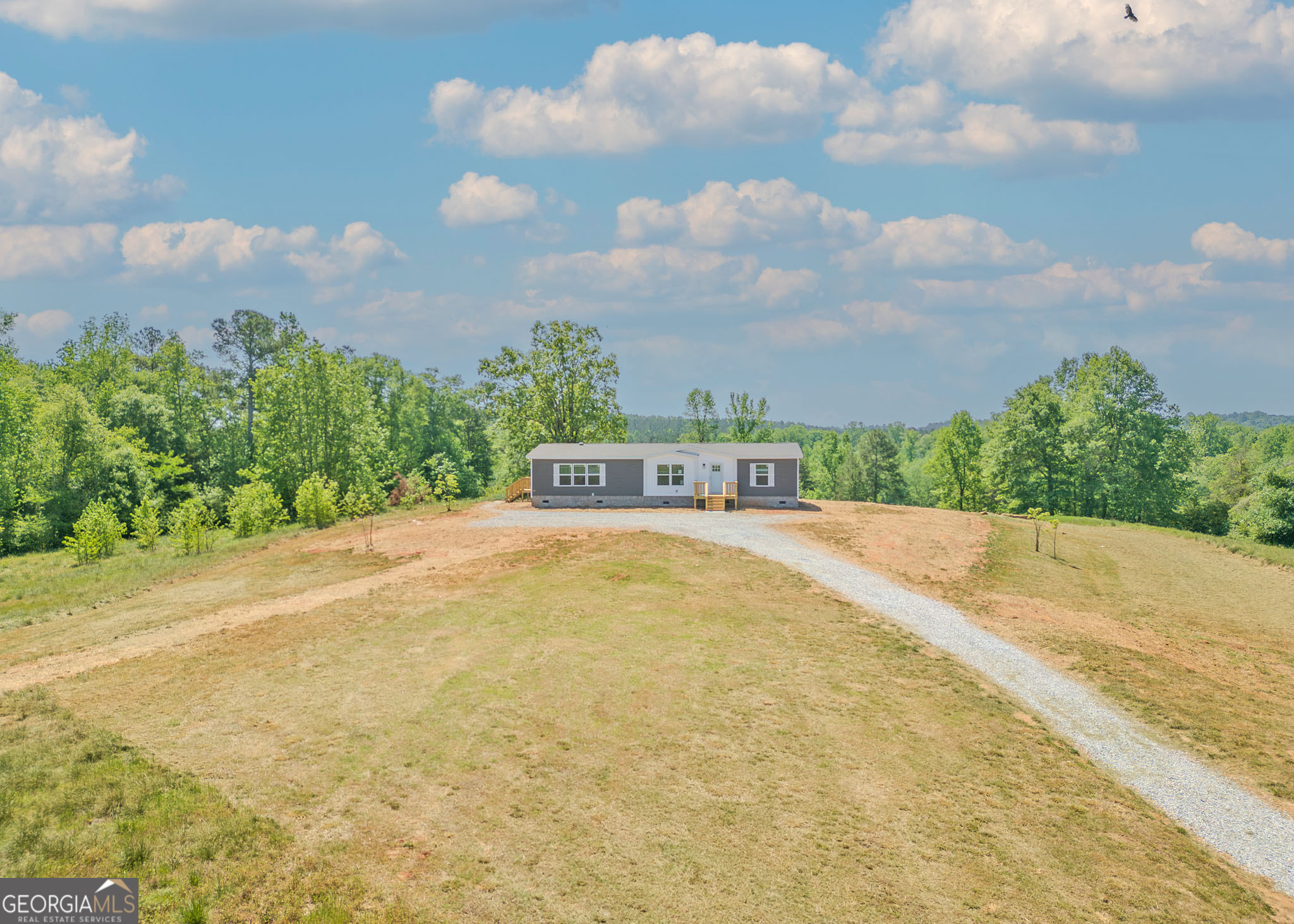 413 Griffin Road Martin, GA 30557 - Photo 3 of 31 a view of outdoor space with swimming pool and trees in the background