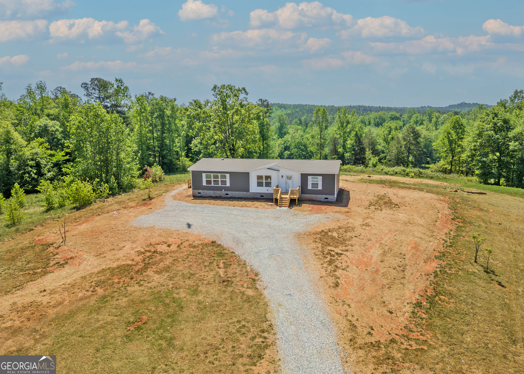 413 Griffin Road Martin, GA 30557 - Photo 4 of 31 a view of a big yard with potted plants and large tree