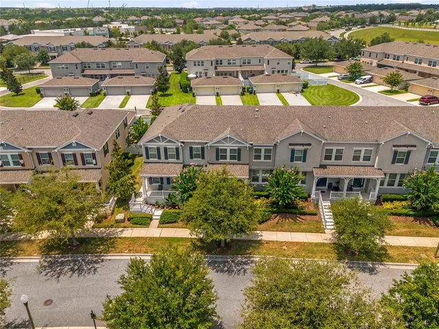 a view of a lake with a building in the background