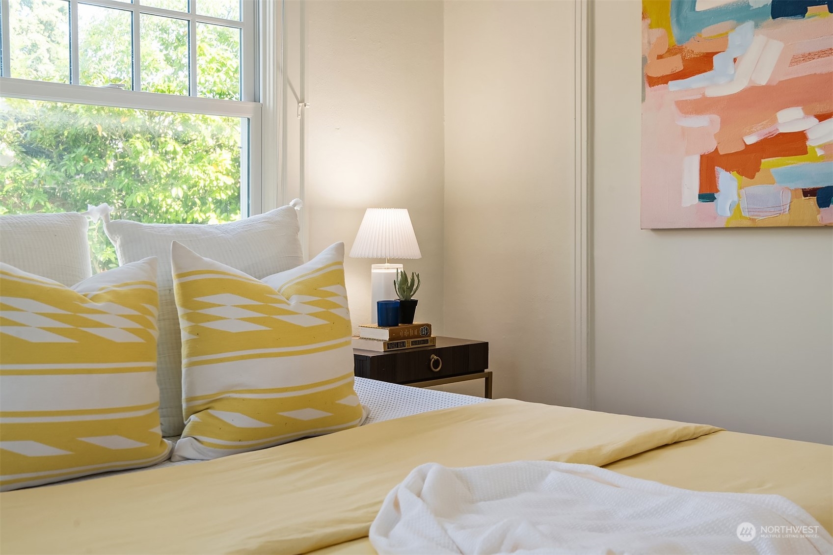 1505 North 43rd Street Seattle, WA 98103 - Photo 24 of 40 a bedroom with a bed and a window