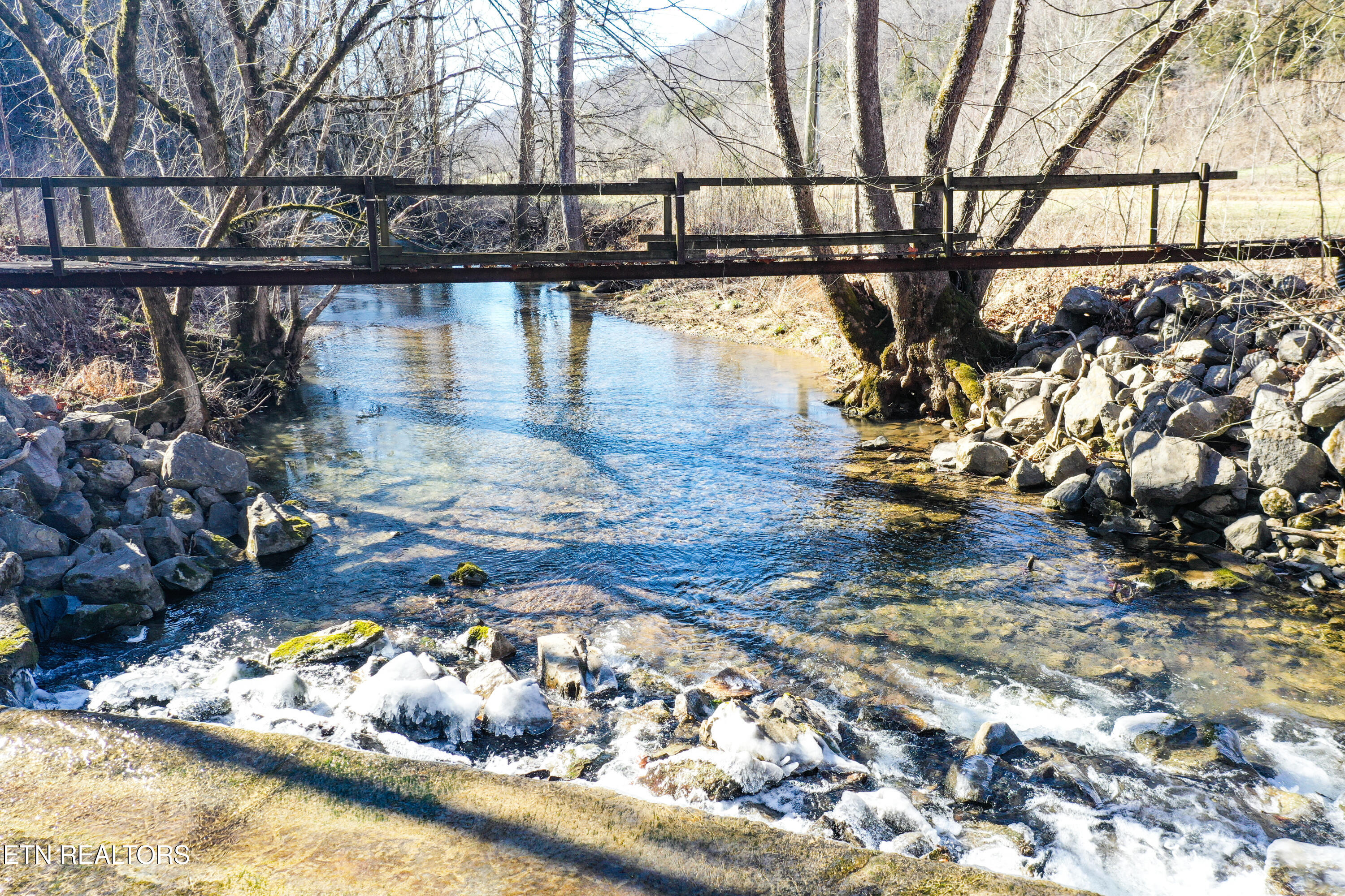 1650 Indian Creek Road Thorn Hill, TN 37881 - Photo 2 of 51 Musical creek and cement crossing