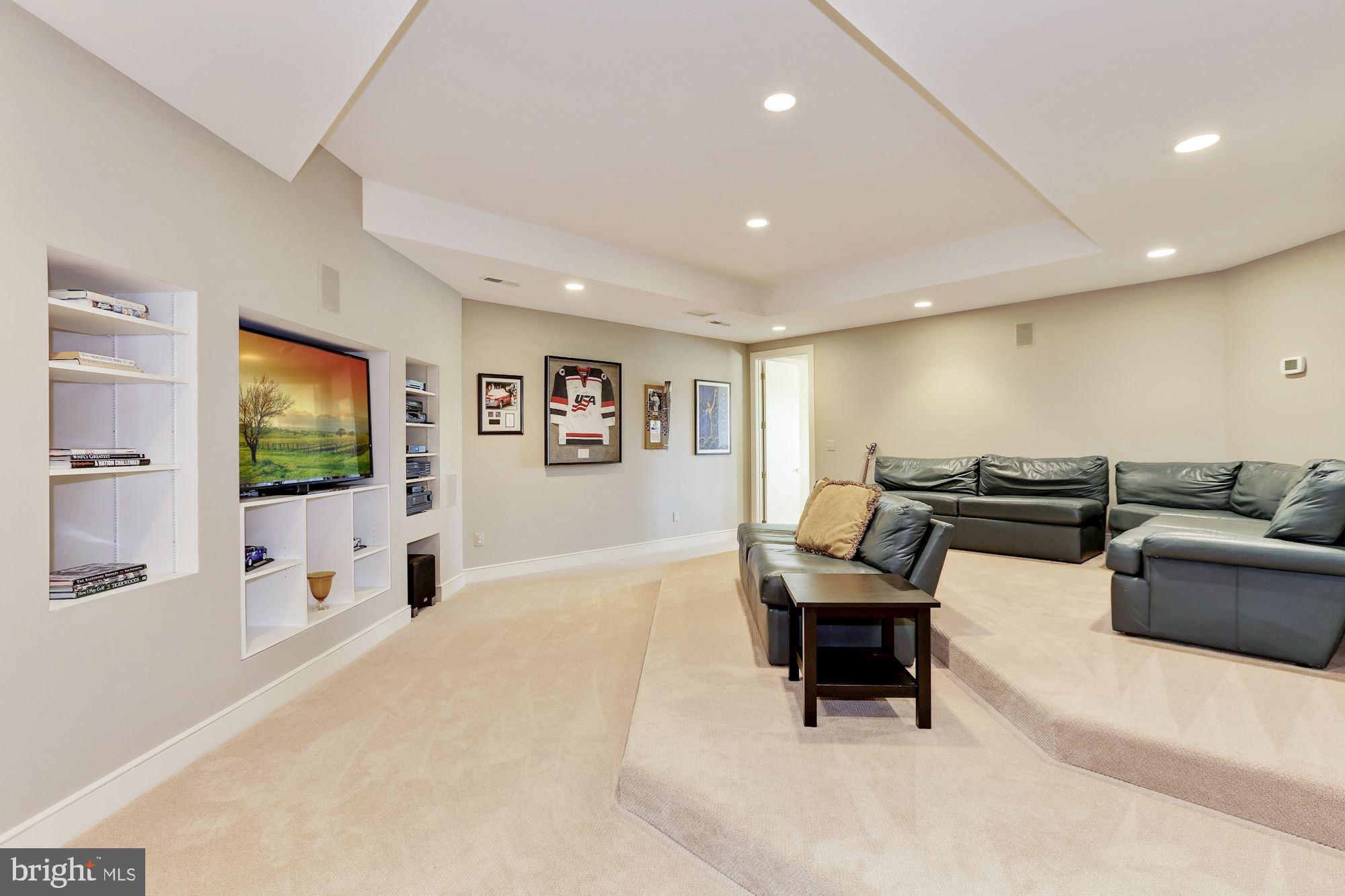 3617 Black Walnut Lane Glenwood, MD 21738 - Photo 38 of 83 Media Rm Built-ins &Tiered Seating Platforms